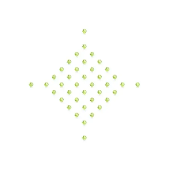 John Bead Preciosa 4mm Czech Crystal Rondelle Beads, 40ct. Limecicle {4}