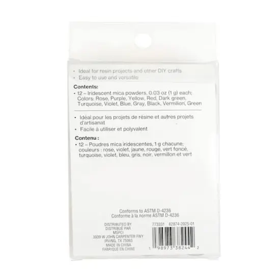 Iridescent Resin Powder Mix-Ins, 12ct. by Craft Smart&trade; {5}