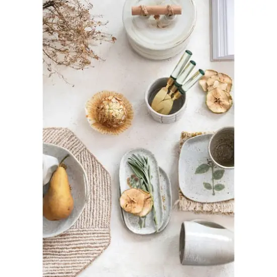 Hello Honey&reg; 7" Stainless Steel Cheese Utensils & Printed Drawstring Bag {3}