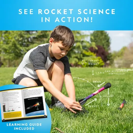 National Geographic&trade; Light-Up Air Rockets Activity Set {3}
