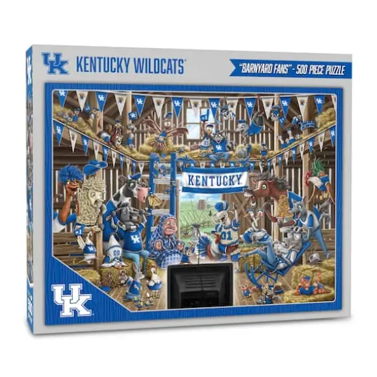 College Barnyard Fans 500 Piece Puzzle Kentucky Wildcats {1}