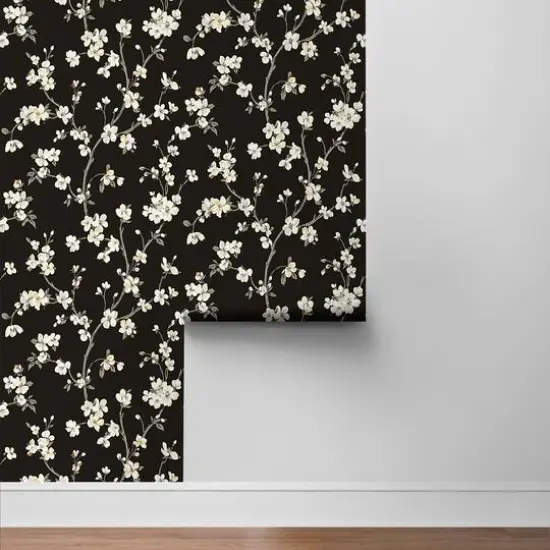 Surface Style Peacefulness Peel & Stick Wallpaper Noir {7}
