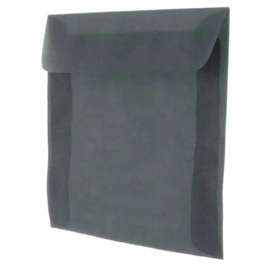 JAM Paper 8.5" x 8.5" Translucent Vellum Invitation Envelopes, 25ct. Charcoal Gray {4}