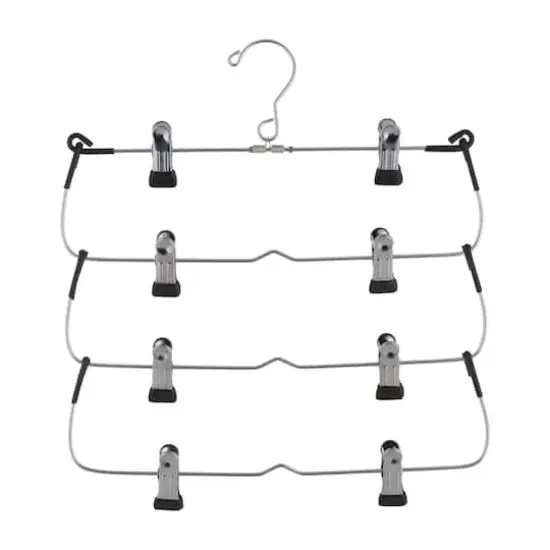 Organize It All 4 Tier Fold Up Skirt Hanger {1}