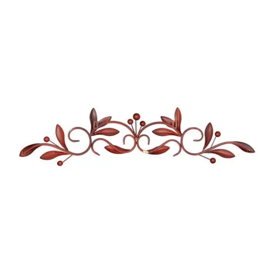 30" Dark Brown Traditional Floral Wall D&eacute;cor {7}