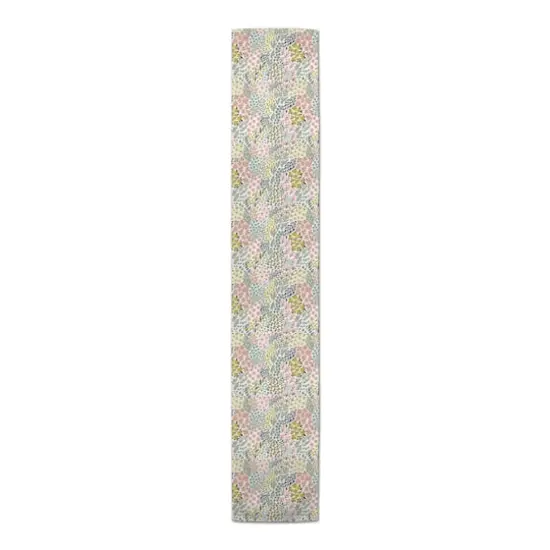Funky Floral 16" x 72" Cotton Twill Runner {4}