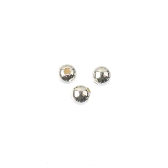 3mm Sterling Silver Crimp Beads, 8ct. by Bead Landing&trade; {1}