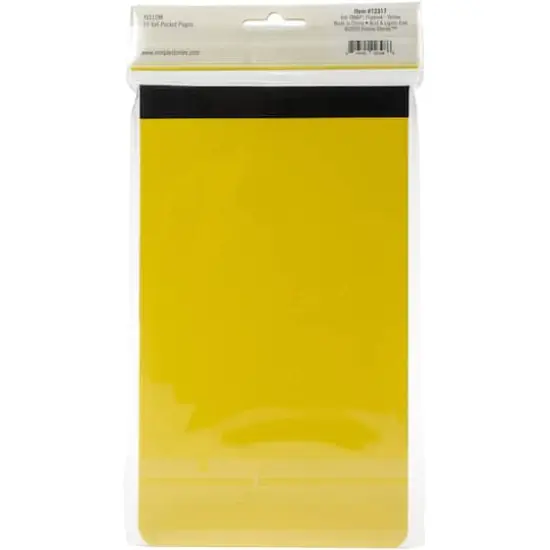 Simple Stories&trade; Sn@p!&trade; Flipbook Album, 4" x 6" Yellow {4}