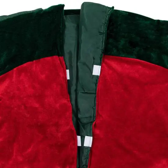 60" Red & Green Traditional Christmas Tree Skirt {7}