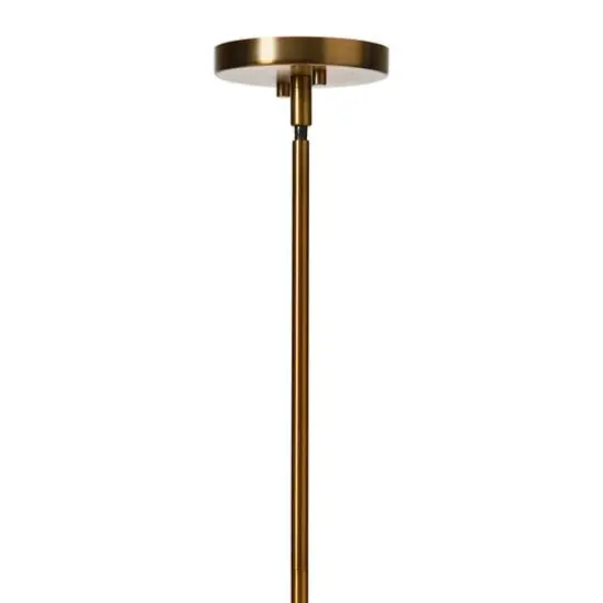 Hello Honey® Robert Stevenson Lighting Alston Brushed Bronze Glass & Metal Ceiling Light {7}