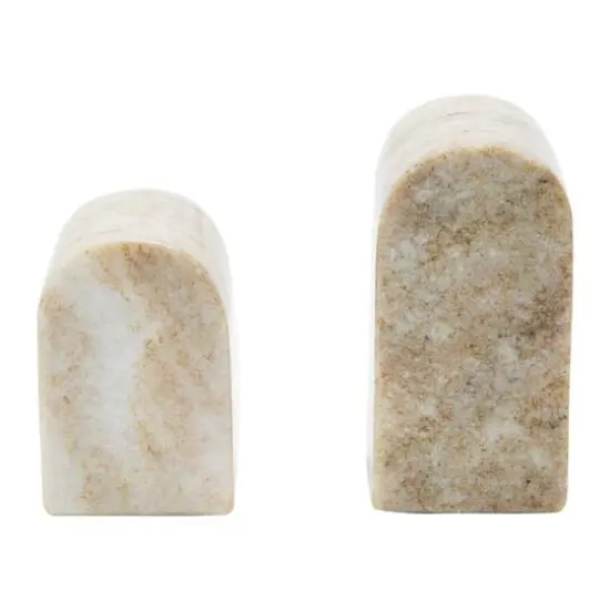 Hello Honey&reg; Contemporary Decorative Marble Office Bookends Set {3}