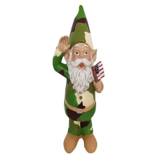 Santa's Workshop 12'' Army Gnome {1}
