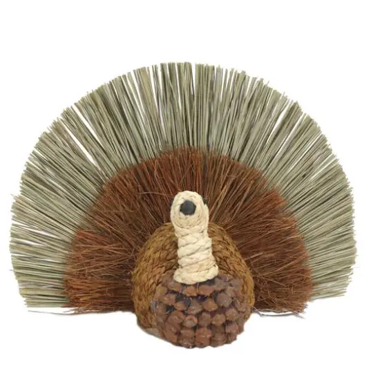 13.75" Brown Seagrass Turkey Tabletop Accent by Ashland&reg; {1}