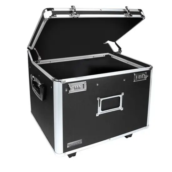 Vaultz Black Locking Mobile File Chest {3}