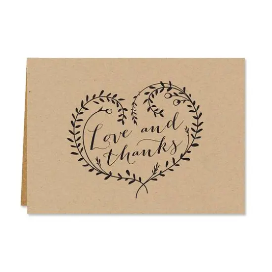 Hortense B. Hewitt Co. Kraft Thank You Cards {3}