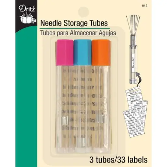 Dritz&reg; Needle Storage Tubes, 3ct. {1}