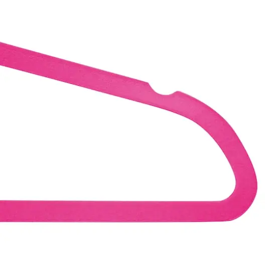 Simplify Slim Velvet Suit Hangers, 25ct. Fuschia {8}