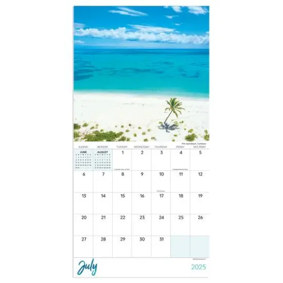 TF Publishing 2025 Tropical Beaches Mini Calendar {5}