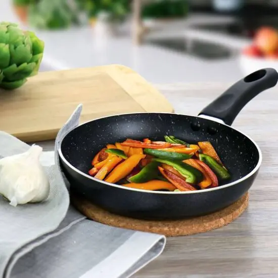 Oster 7.8" Graphite Gray Nonstick Aluminum Frying Pan {3}