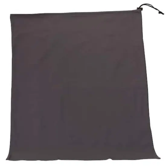 Household Essentials 36" Cotton Drawstring Laundry Bag Gray {5}