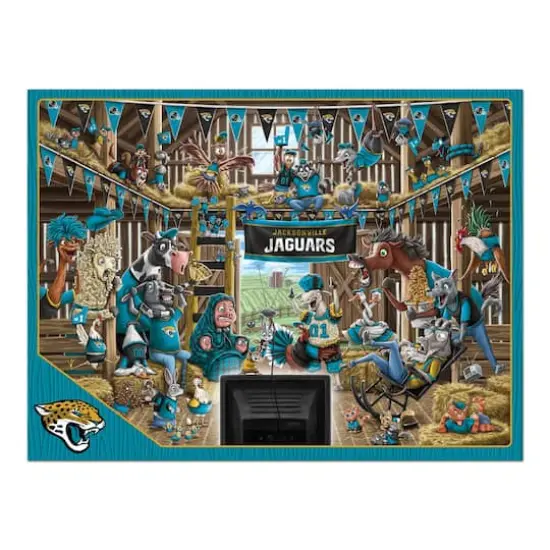 NFL Barnyard Fans 500 Piece Puzzle Jacksonville Jaguars {5}