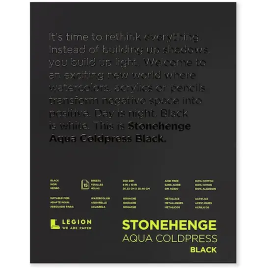 Legion Stonehenge Aqua Coldpress Black Pad {4}
