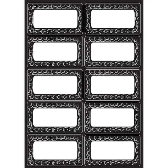 Ashley Productions&reg; Die-Cut Magnetic Chalk Loop Labels 6 Packs of 10 {3}