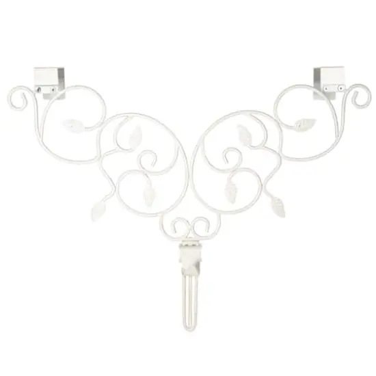 Village Lighting Adjustable Ivy Wreath Hanger White {1}