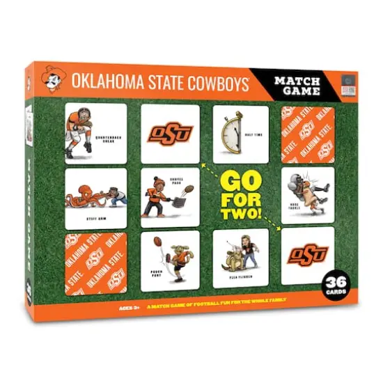 College Team Licensed Memory Match Game Oklahoma State Cowboys {1}