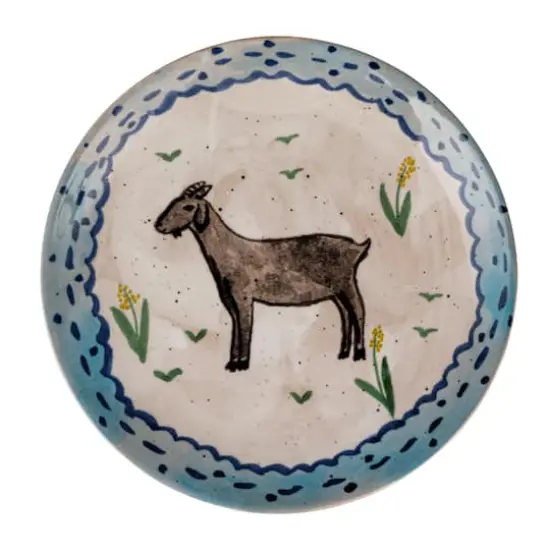 Hello Honey&reg; 6" Enchanted Fauna Series Hand-Painted Stoneware Plate Set {11}