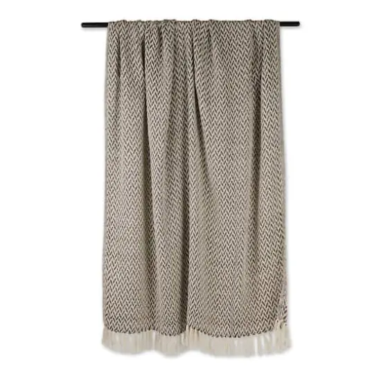 DII&reg; Zig-Zag Throw Dark Brown {4}