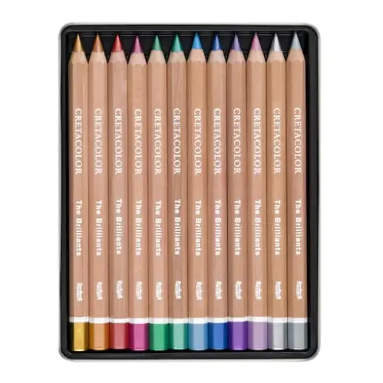 Cretacolor&reg; The Brilliant Metallic Colored Pencil Set {6}
