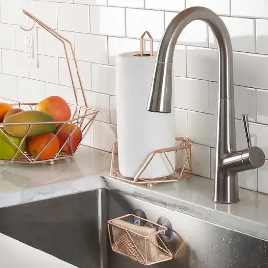 Kitchen Details 19" Geode Paper Towel Holder Copper {4}