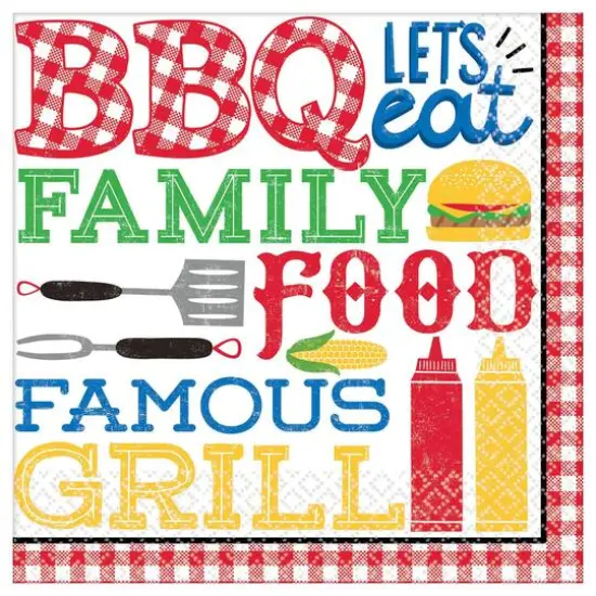 BBQ Picnic Luncheon Napkins, 36ct. {3}