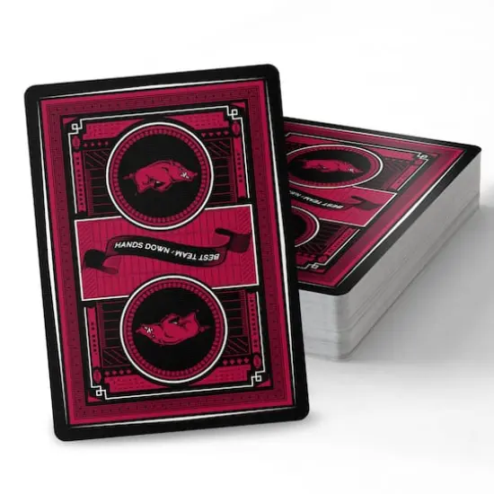 NCAA Classic Series Playing Cards Arkansas Razorbacks {6}