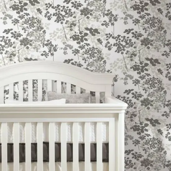 RoomMates Queen Anne's Lace Peel & Stick Wallpaper Brown {4}