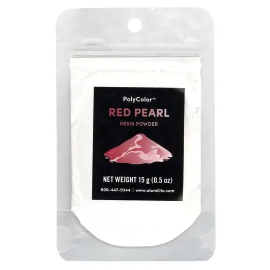 Alumilite PolyColor&trade; Resin Powder Red Pearl {1}