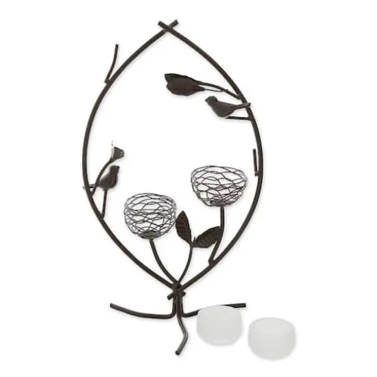 14" Harmony Birdies Tealight Holder {3}