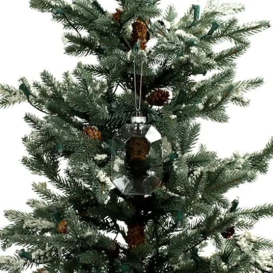 4 Pack 4.25" Clear DIY Plastic Gem Ornaments by Make Market&reg; {5}