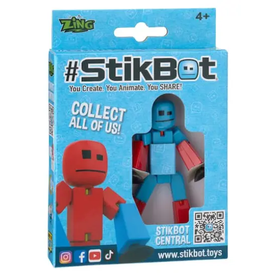 Assorted Zing&reg; StikBot&trade;, 1pc. {3}