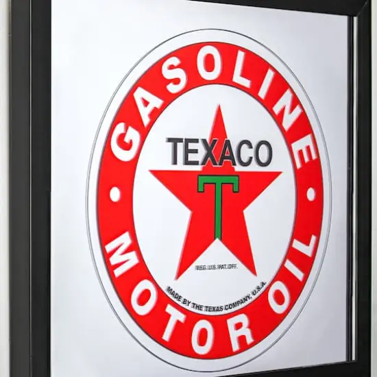 Texaco Gasoline Printed Accent Mirror {4}