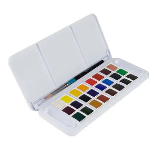 Daler-Rowney&reg; Aquafine 24 Color Watercolor Paint Travel Set {3}