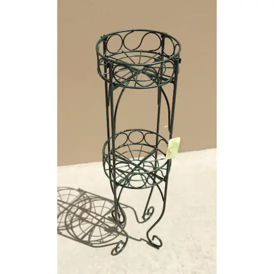 28'' Two-Tier Plant Stand {4}