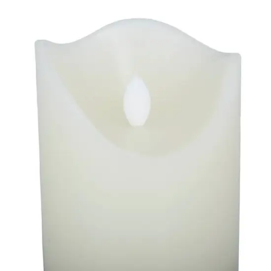 Cream & Silver Traditional Flameless Candle Set {5}