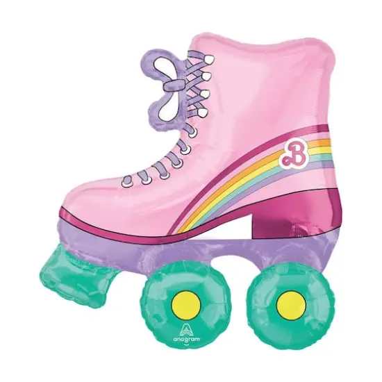 SuperShape&reg; 30" Barbie Roller Skate Foil Balloon {1}