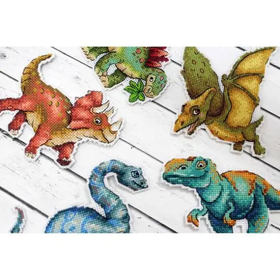 MP Studia Stegosaurus Cross Stitch Kit {7}