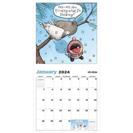 TF Publishing 2024 Laugh Out Loud Shoebox Wall Calendar {4}