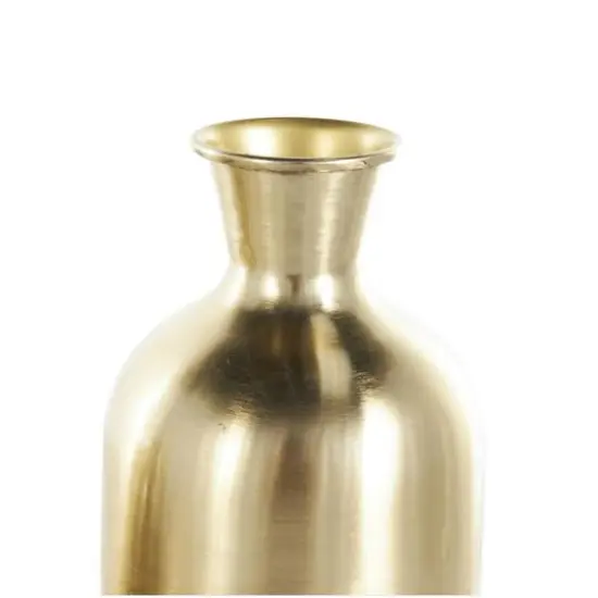 Gold Minimal Metal Vase Set {7}