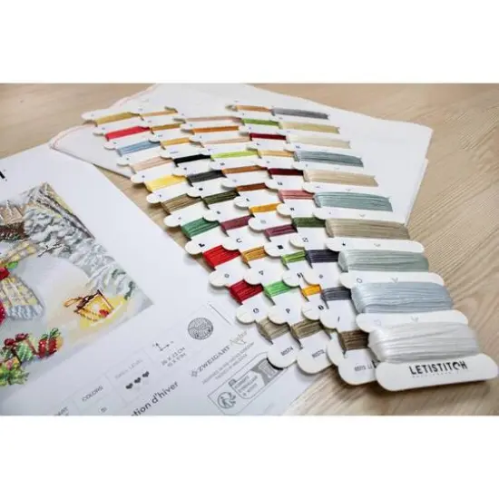 Letistitch Winter Playtime Counted Cross Stitch Kit {14}