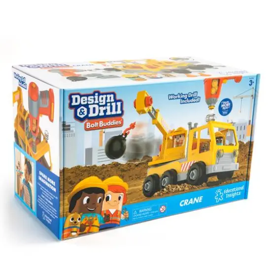Educational Insights Design & Drill&reg; Bolt Buddies&reg; Crane Set {7}